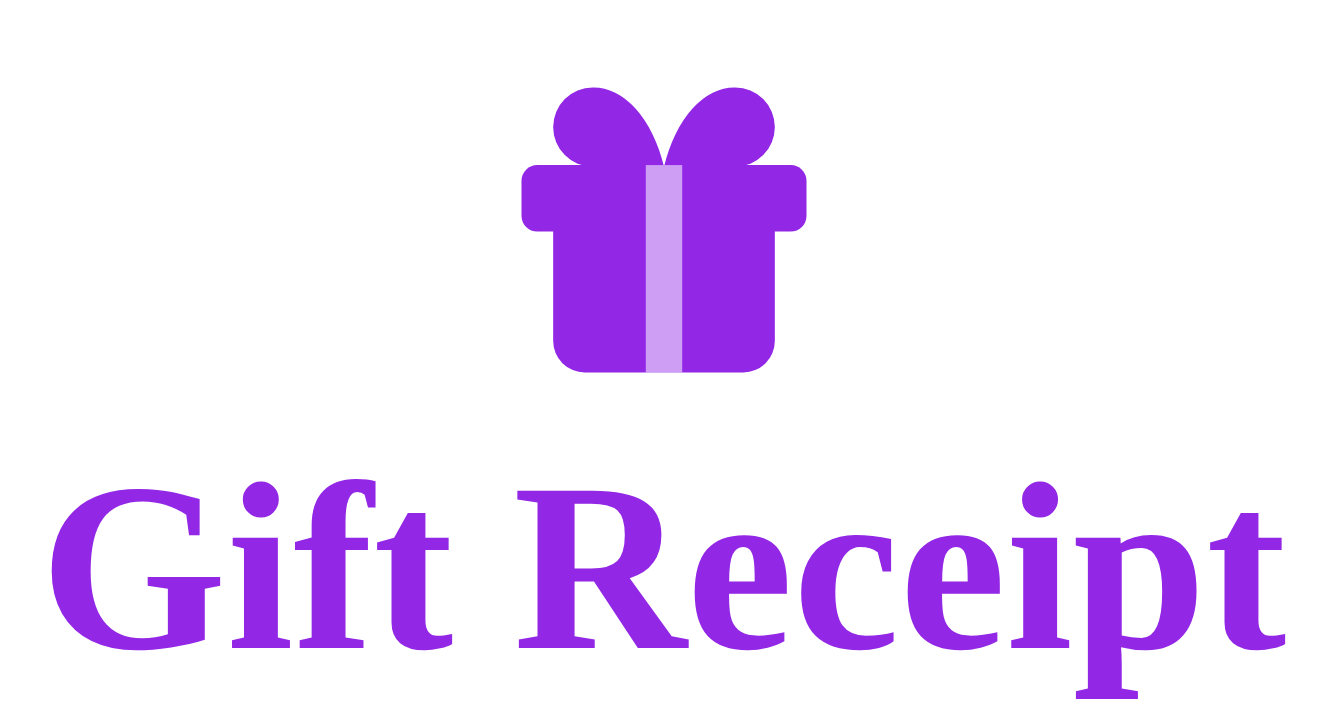 Gift Receipt